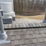 Roof venting and penetrations on steep slope roof replacement project in Cincinnati Ohio
