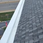 Close-up of box gutters restored during Colerain Township box gutter restoration