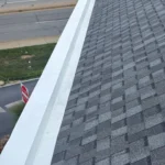 Close-up of box gutters restored during Colerain Township box gutter restoration