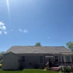 Completed residential roofing project by TruCraft in Anderson Township Ohio