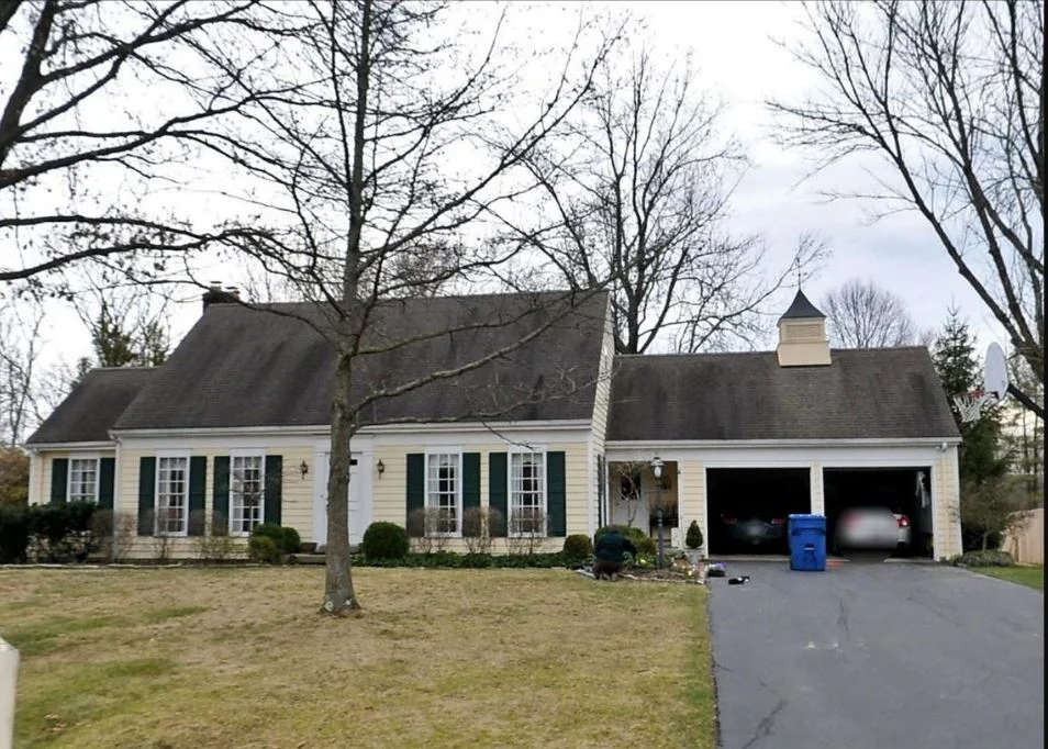 Aging asphalt shingle roof before replacement on Cincinnati home