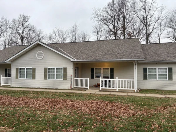Roof replacement in Georgetown OH featuring Owens Corning Duration Driftwood shingles installed by TruCraft Exteriors