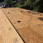 Preparing the roof deck during a roof replacement in Mason, OH