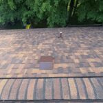 Ridge ventilation installed on a new roof replacement in Mason, OH