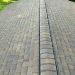 Finished Colerain Township roof replacement with Heather Blend shingles and ridge ventilation.