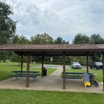 Clepper Park Shelter B before roof replacement in Union Township, Ohio